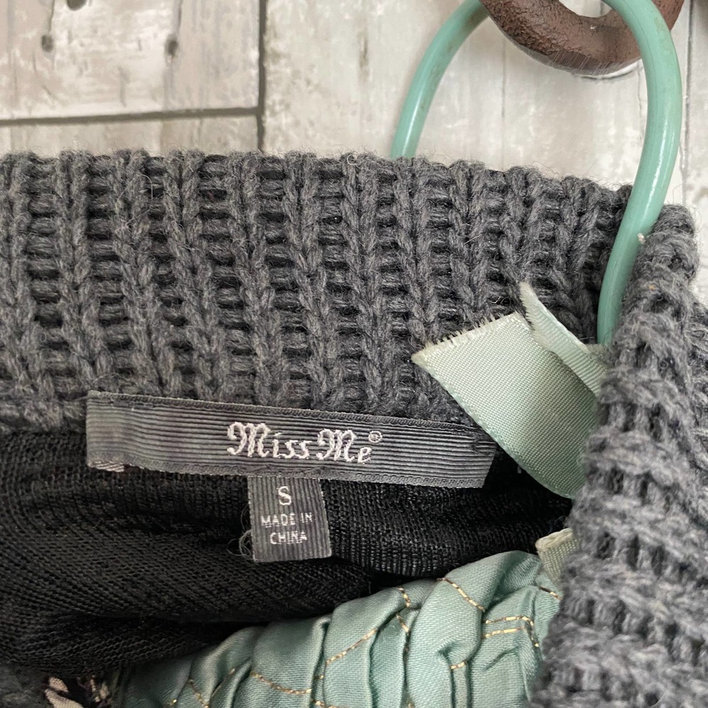 Miss me grey faux fur vest S - Picture 5 of 6